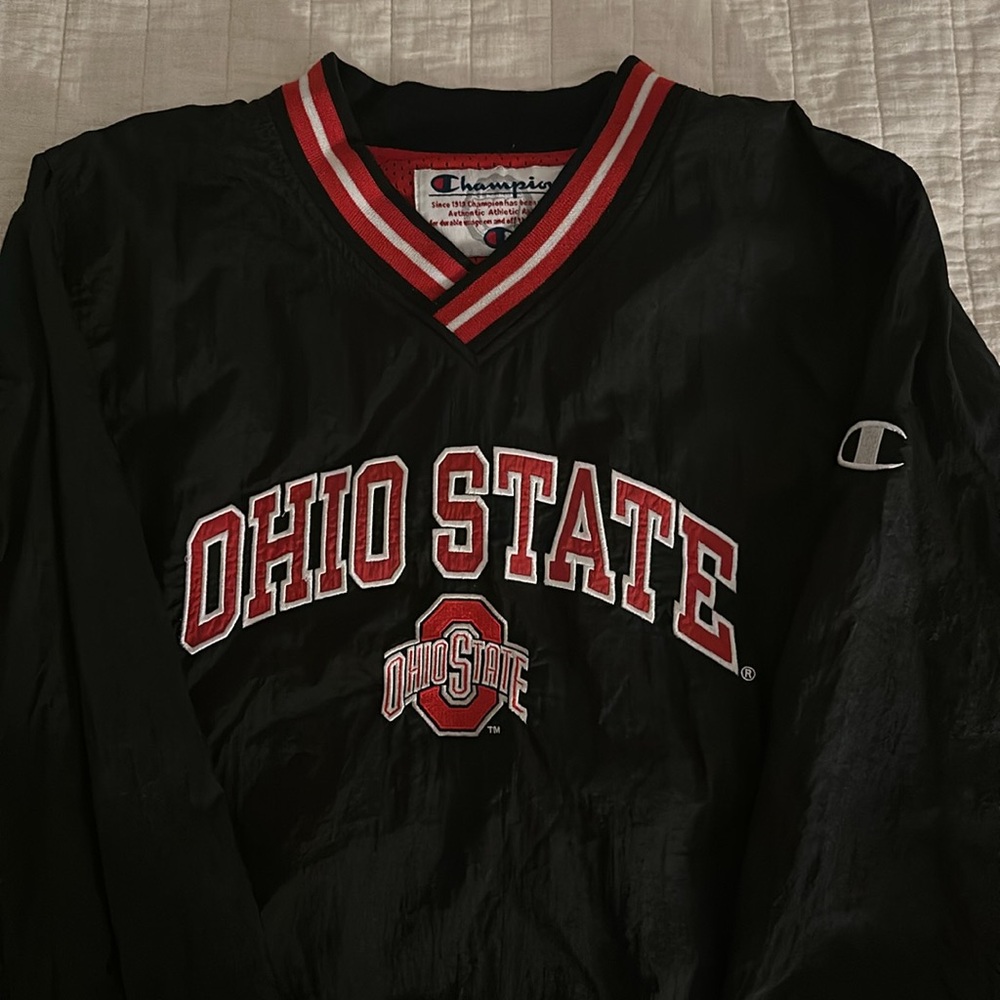 Vintage Champion reversible OSU windbreaker